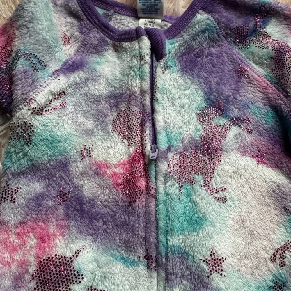 Colorful Unicorn Kids One Piece Pajamas